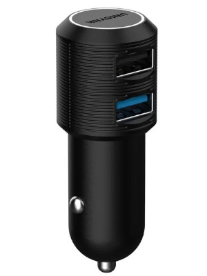 UNISYNK Dual USB Car Charger QC3+2.4A i gruppen Produkter / Teknik & Mobiltillbehör / Övrigt hos Riksförbundet M Sverige (10218)