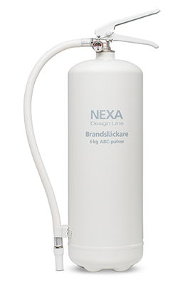 Nexa - Brandsläckare Pulver 6 kg Vit i gruppen Produkter / Hem & Fritid / Brandsäkerhet hos Riksförbundet M Sverige (13436)