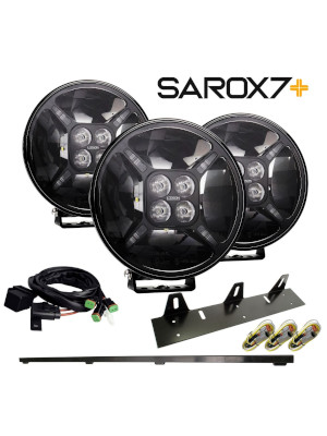 Sarox7+ Trinity LED-extraljuspaket (12V) i gruppen Produkter / Bil & Fordon / Belysning hos Riksförbundet M Sverige (1360063)