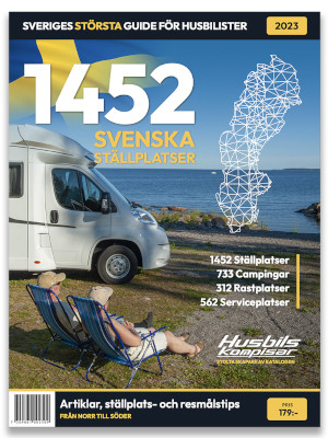 Svenska ställplatser 2023 i gruppen Produkter / Kartor & Böcker / Semester i Sverige hos Riksförbundet M Sverige (3233)