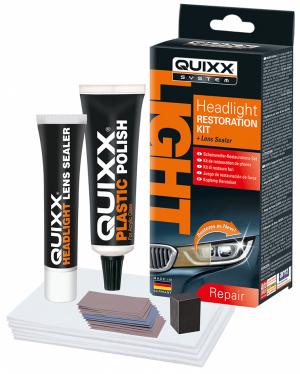 Quixx - Headlight Restoration Kit / Strålkastarbehandling i gruppen Produkter / Bil & Fordon / Fordonsvård hos Riksförbundet M Sverige (5744)