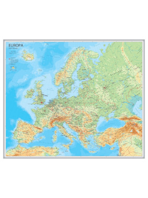 Europa vggkarta 1:5,5 milj, 98x82cm i gruppen Produkter / Kartor & Bcker / Vggkartor hos Riksfrbundet M Sverige (9789189427143)
