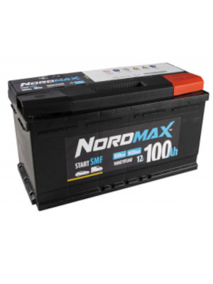 Startbatteri Nordmax SMF 12V 100Ah 800A i gruppen Produkter / Bil & Fordon / Startbatteri hos Riksfrbundet M Sverige (NM019SMF)