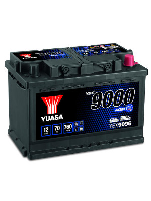 Startbatteri Yuasa AGM 12V 95Ah 850A i gruppen Produkter / Bil & Fordon / Startbatteri hos Riksfrbundet M Sverige (YBX9019)