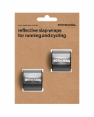 Bookman reflexband svart 2-pack