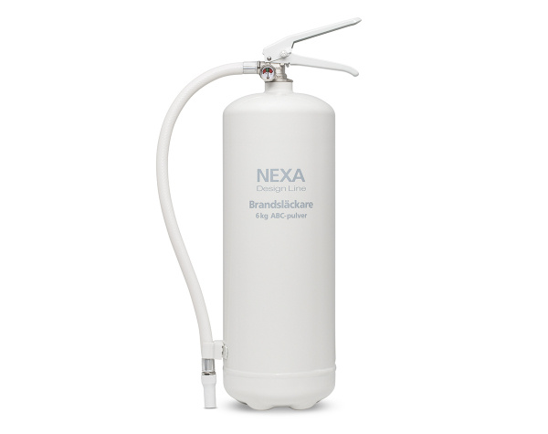 Nexa - Brandsläckare Pulver 6 kg Vit
