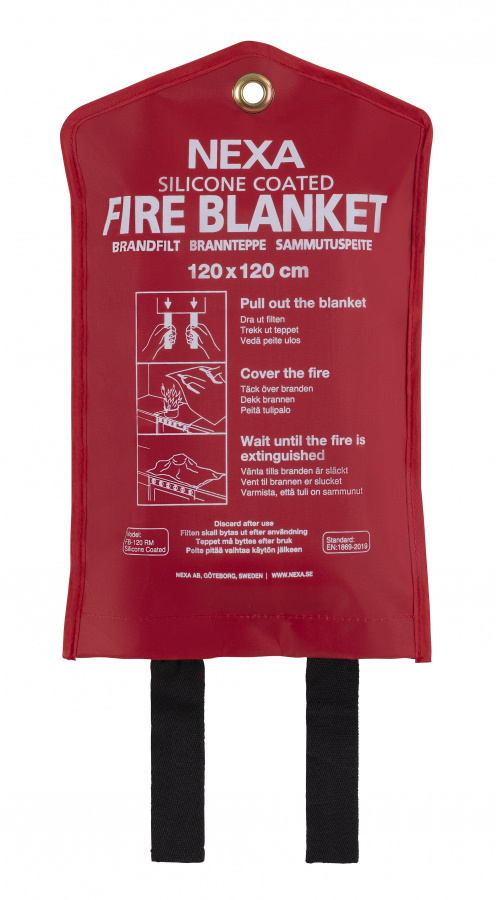 Nexa - Brandfilt silikon 120x120 cm