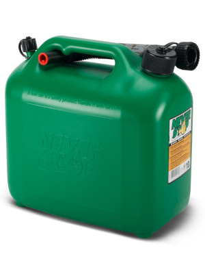 Never stop Bensindunk grön 10L