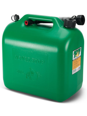 Never stop Bensindunk grön 20L