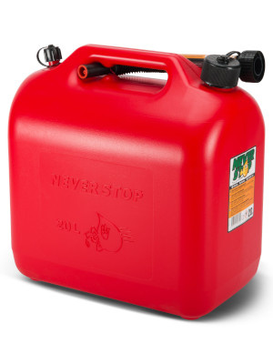 Never stop Bensindunk röd 20L