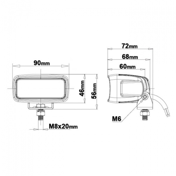 Ledson Raptor 15S LED extraljus