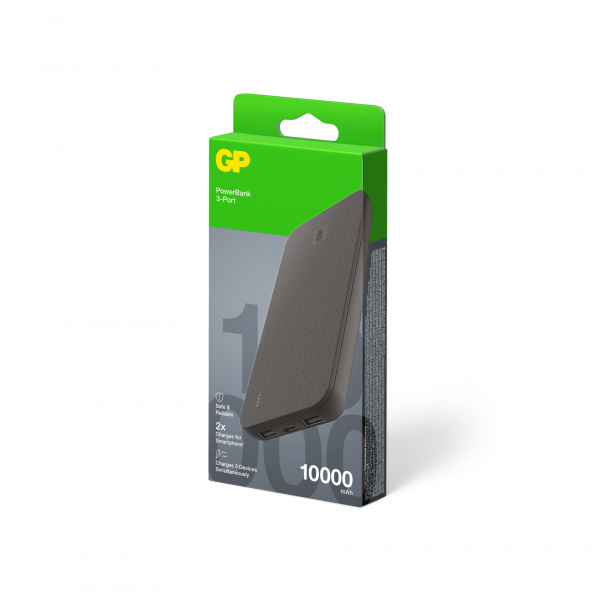 GP Powerbank Plus 10000mAh Black