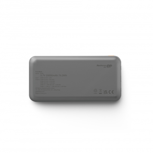 GP Powerbank Plus 20000mAh Black