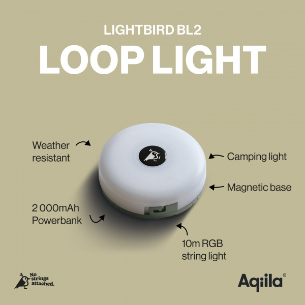 Aqiila Lightbird BL2 – Utdragbar ljusslinga