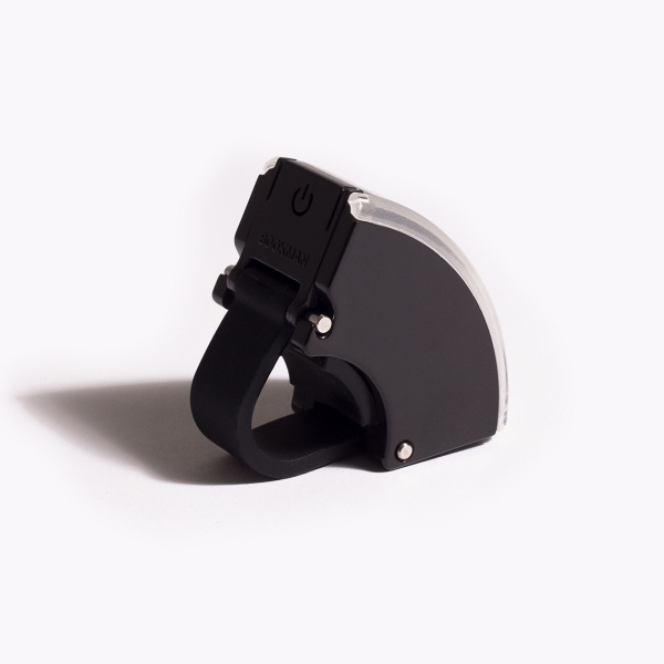 Bookman cykellampa fram svart