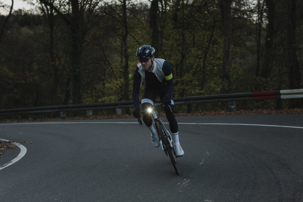 Bookman cykellampa fram svart