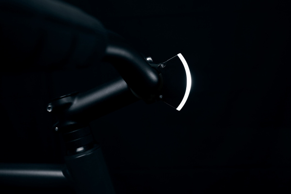 Bookman cykellampa fram svart