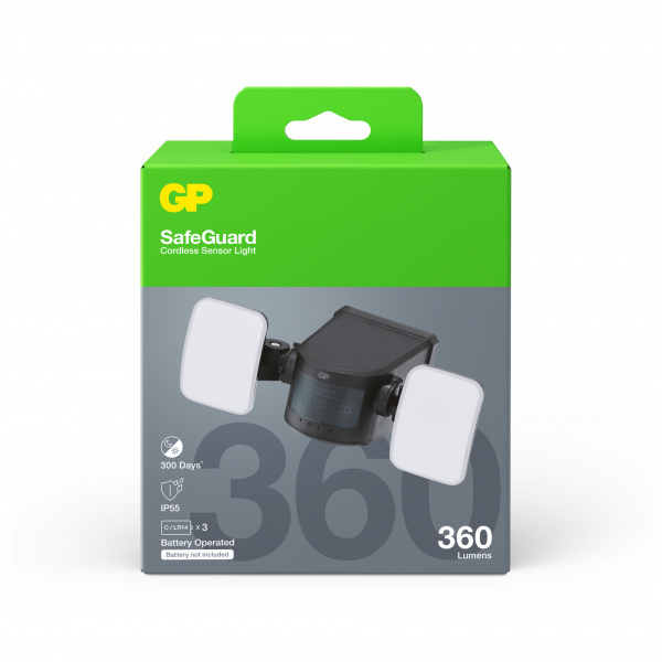GP Safeguard RF1.2+, trådlös utomhusbelysning, LED