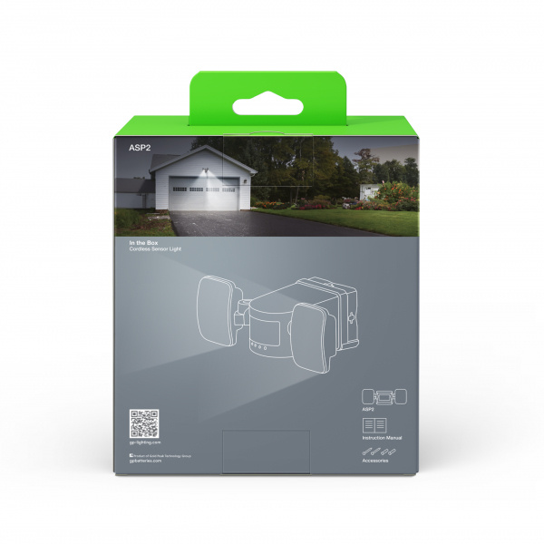 GP Safeguard RF1.2+, trådlös utomhusbelysning, LED