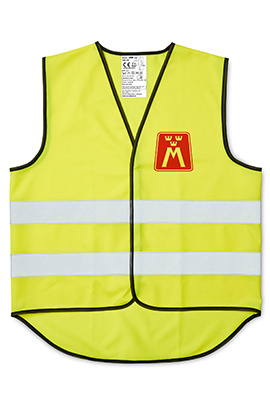 Reflexväst i textilväska 