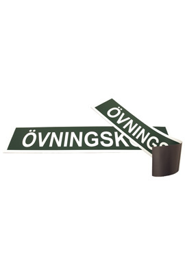 Övningskörningsskylt