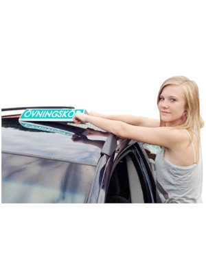 Övningskörningsskylt för tak