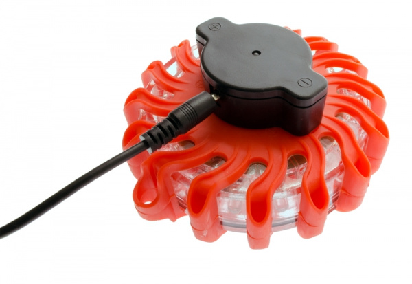 Ledson uppladdningsbar varningspuck