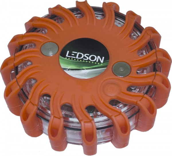 Ledson uppladdningsbar varningspuck