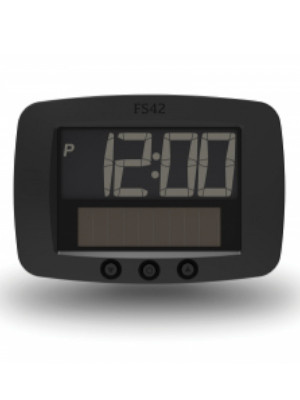 Park solar automatisk p-skiva med solcellsdrift