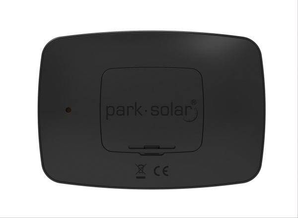 Park solar automatisk p-skiva med solcellsdrift