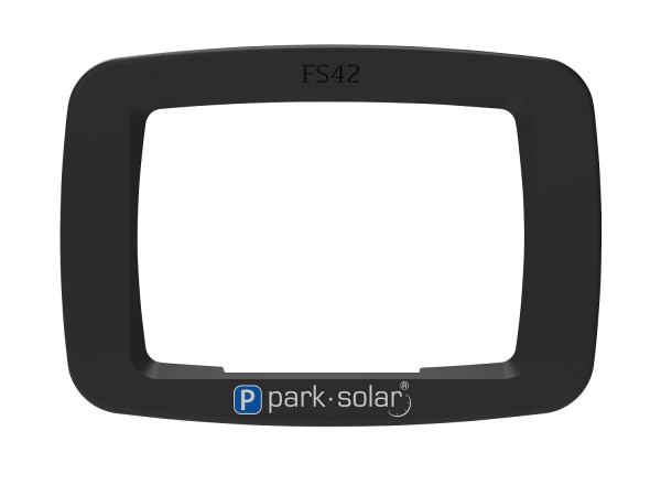 Park solar automatisk p-skiva med solcellsdrift