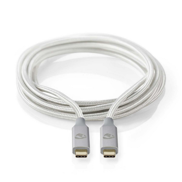 Nedis USB-C till USB-C kabel 1m