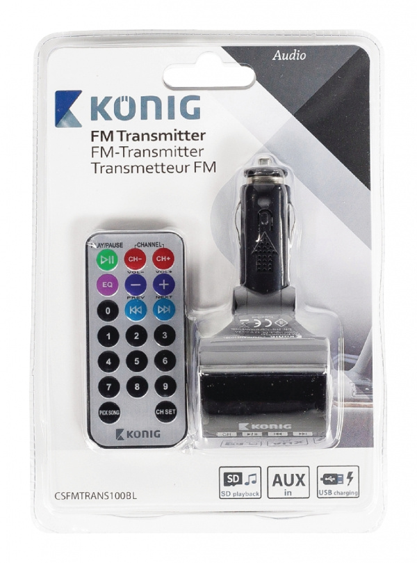 König FM Audio Sändare 3.5 mm