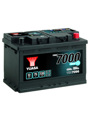 Startbatteri Yuasa EFB 12V 75Ah 730A